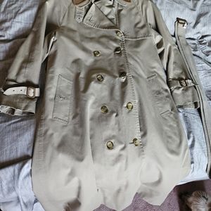 Burberrys' Burberry Long Trench Coat Wool Liner
